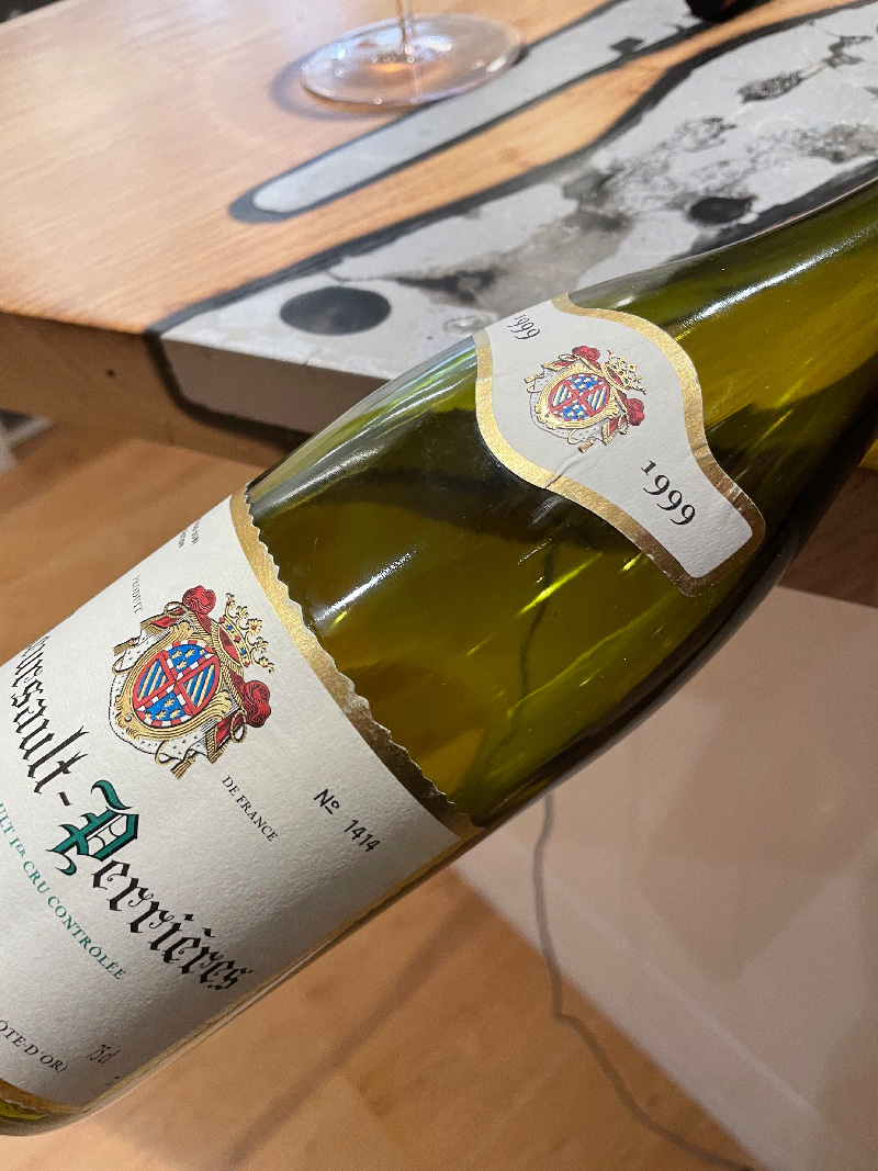 bottle of coche-dury