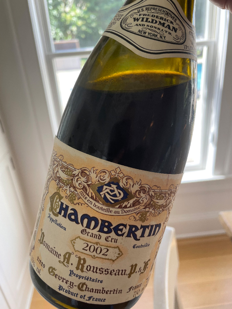 bottle of rousseau