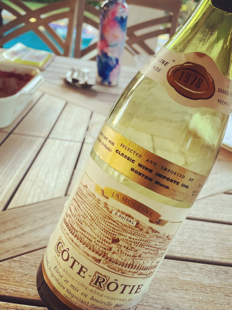 wine bottle e. guigal