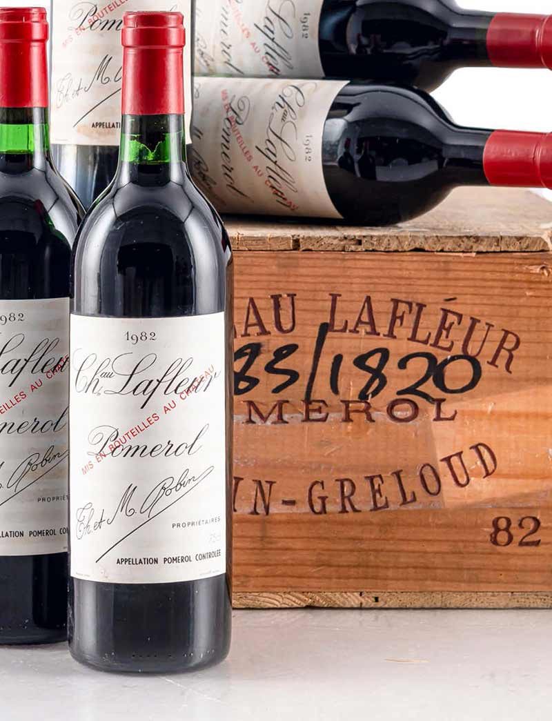 Lot 576: 12 bottles 1982 Chateau Lafleur in OWC